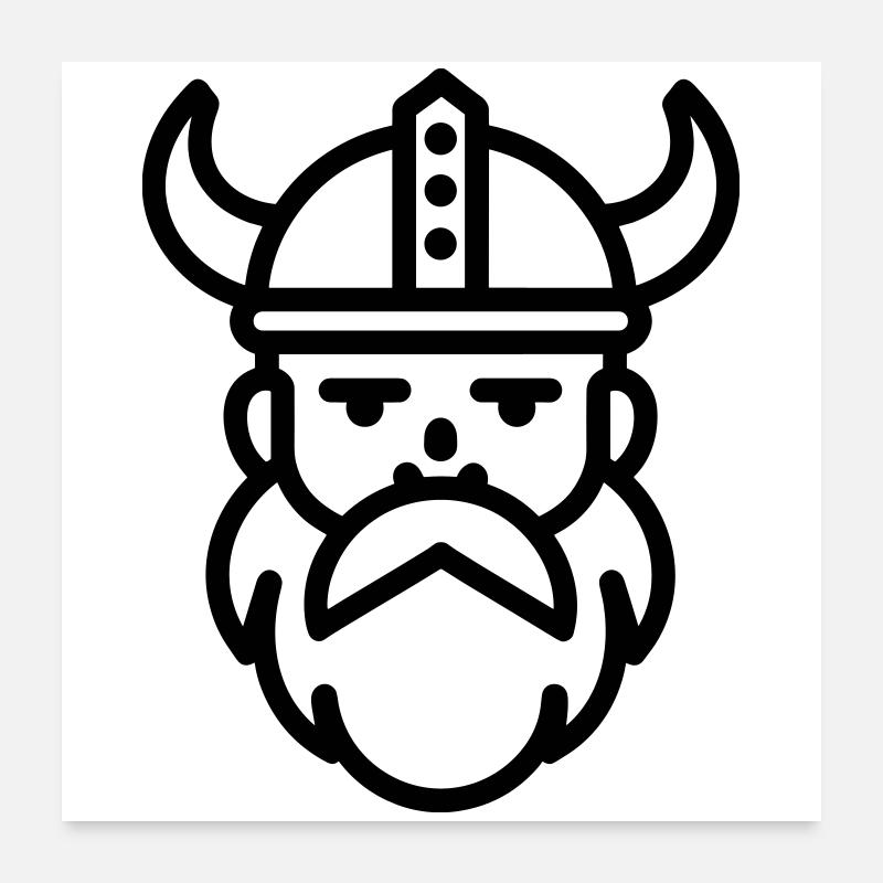 Viking Poster 24" x 24" (60x60 cm)