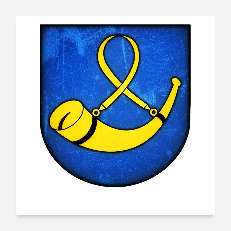 Tychy - Pologne Poster 60 x 60 cm