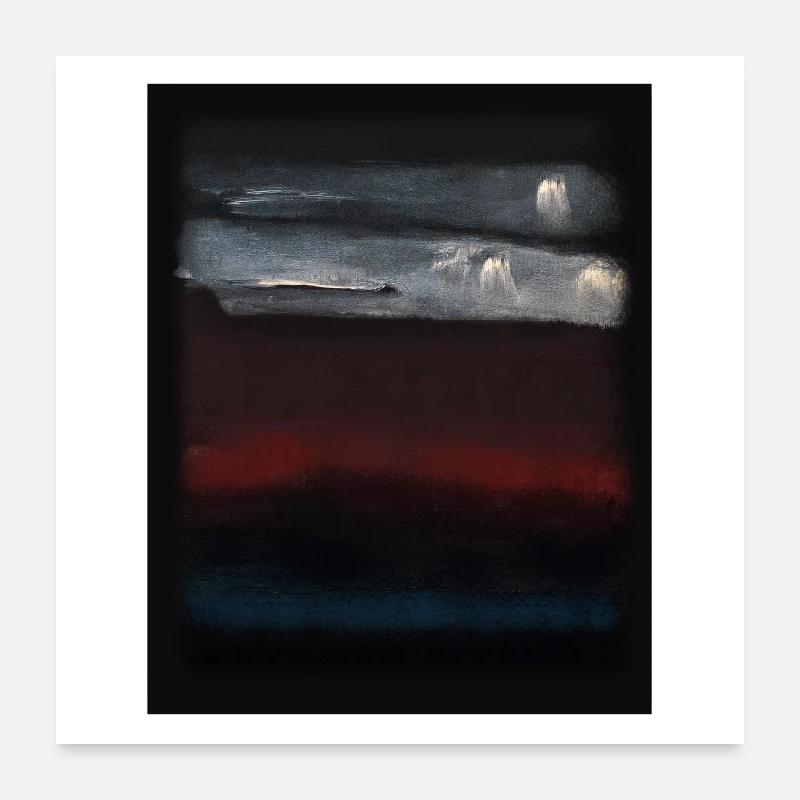Rothko style in digital colors Poster 24" x 24" (60x60 cm)