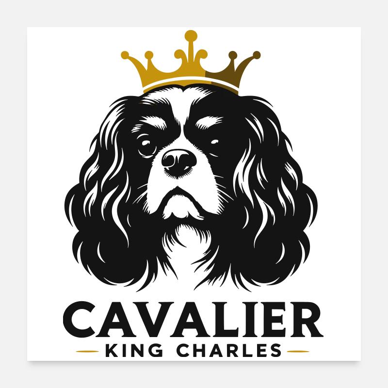 Noble Cavalier King Charles - Majestic Graphics Poster 24" x 24" (60x60 cm)