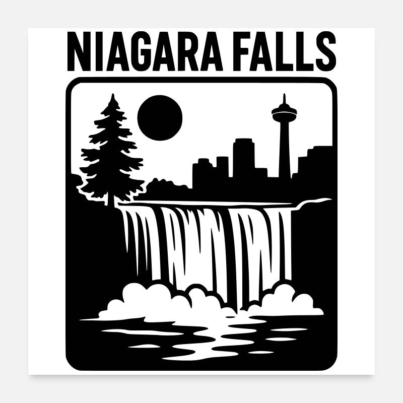 Niagara Falls Falls Canada Vacances Loisirs Poster 60 x 60 cm