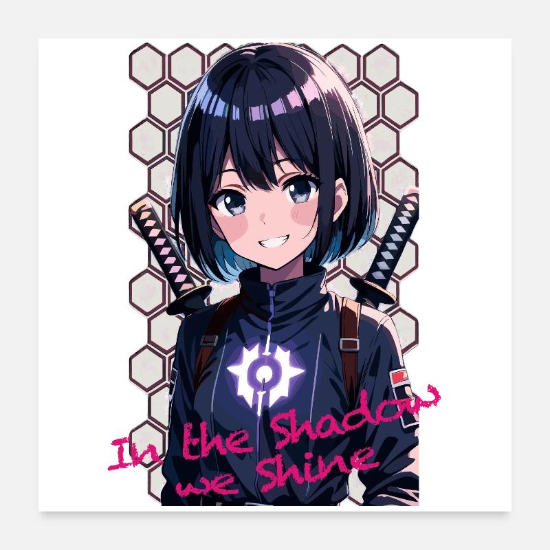 Shadowlight Fighter Poster 24" x 24" (60x60 cm)