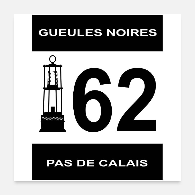 62 Pas de Calais Poster 24" x 24" (60x60 cm)