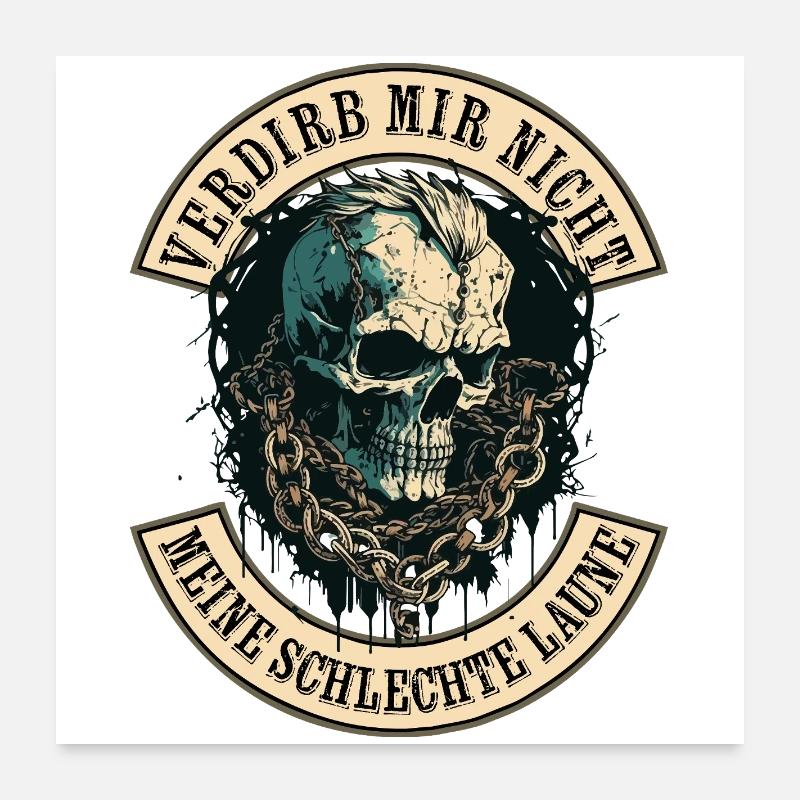 Don't spoil my bad mood Poster 24" x 24" (60x60 cm)