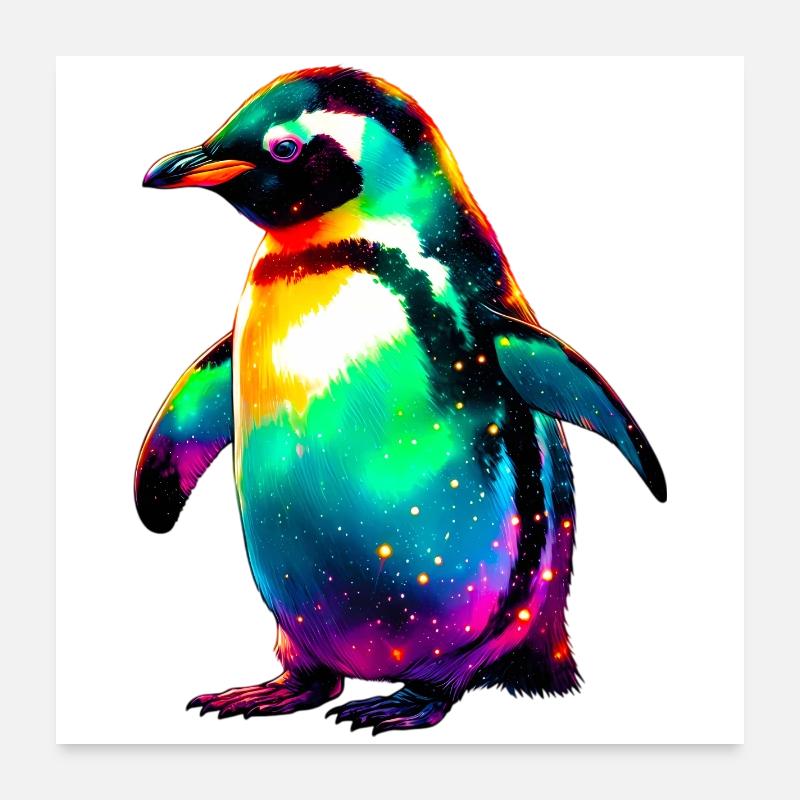 Pinguin Poster 60x60 cm