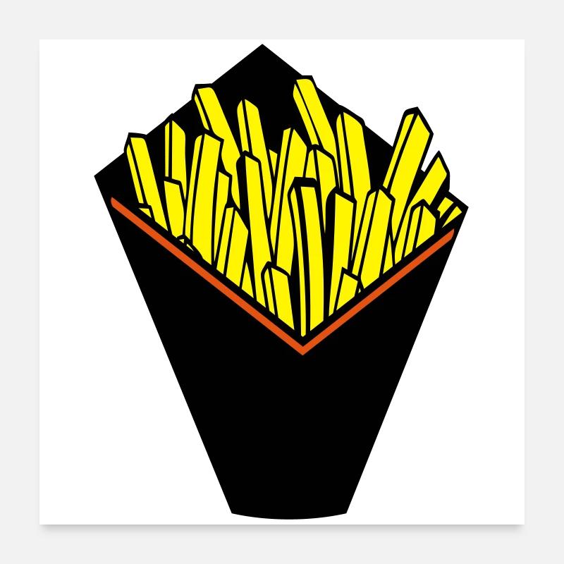 FRIED CONE Poster 24" x 24" (60x60 cm)