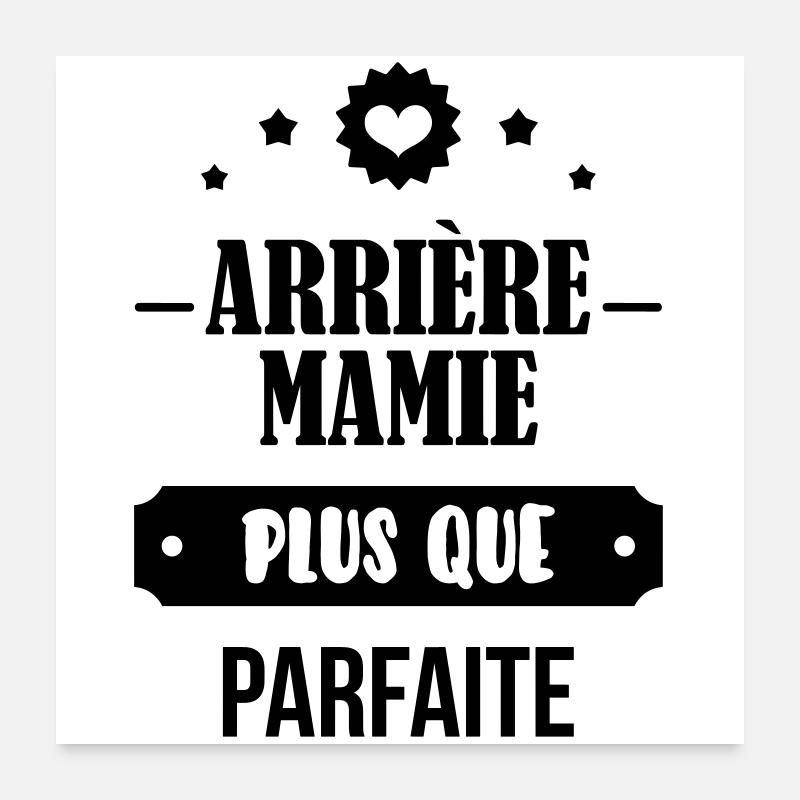 Großmütter / Oma / Mami / Großmutter / Mamy Poster 60x60 cm