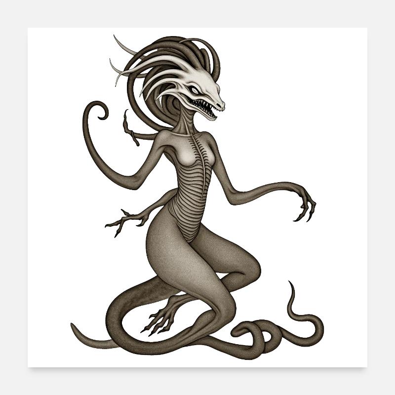 BUG #4 - dark hell Poster 60 x 60 cm