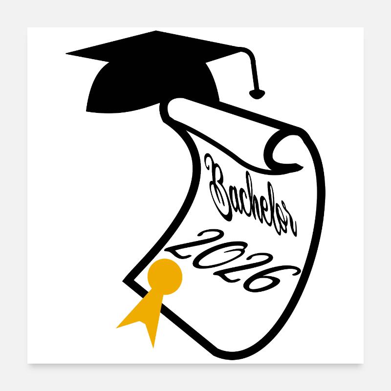 Bachelor 2026 Poster 60x60 cm