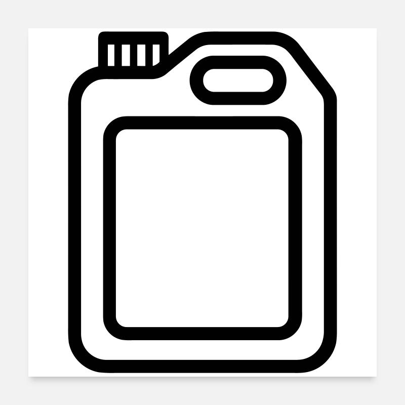 bidon Poster 60 x 60 cm