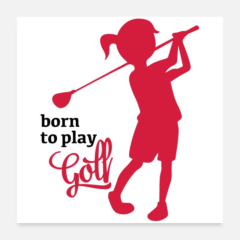 golf Poster 60 x 60 cm