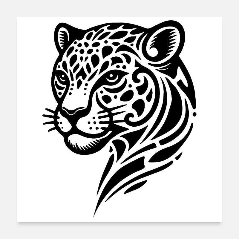 Cheetah Poster 24" x 24" (60x60 cm)