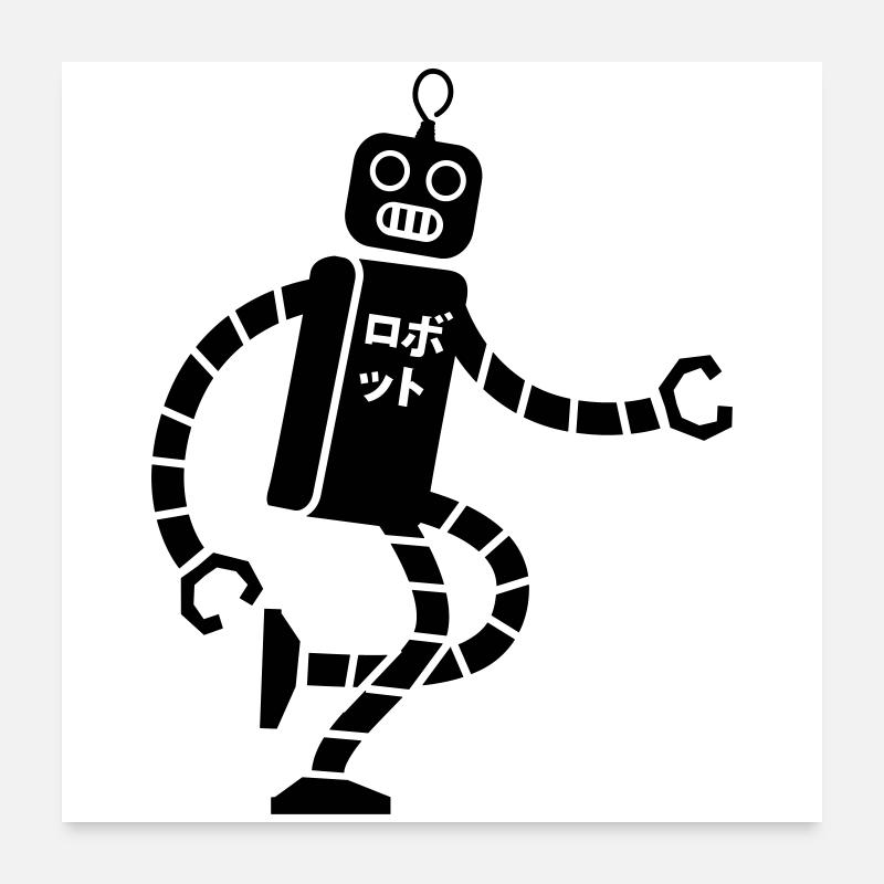 robot Poster 24" x 24" (60x60 cm)