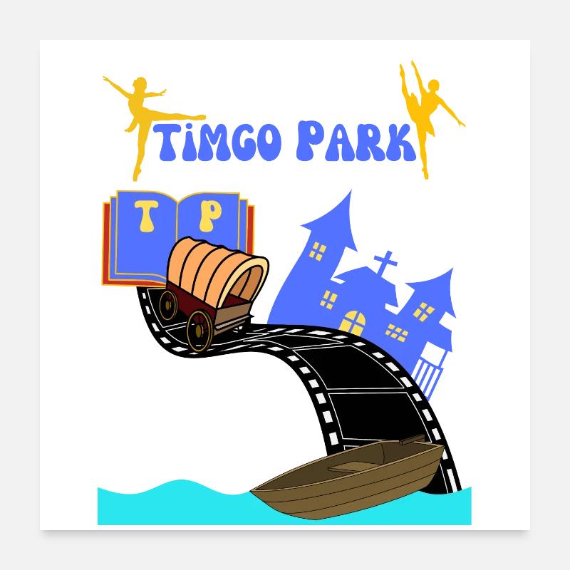 Timgo Park Poster 60x60 cm