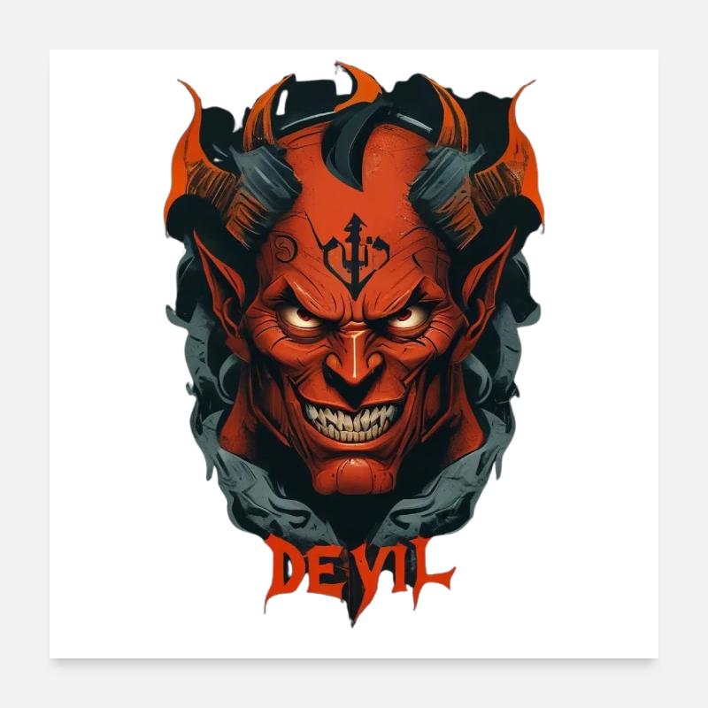 Teufel Poster 60x60 cm