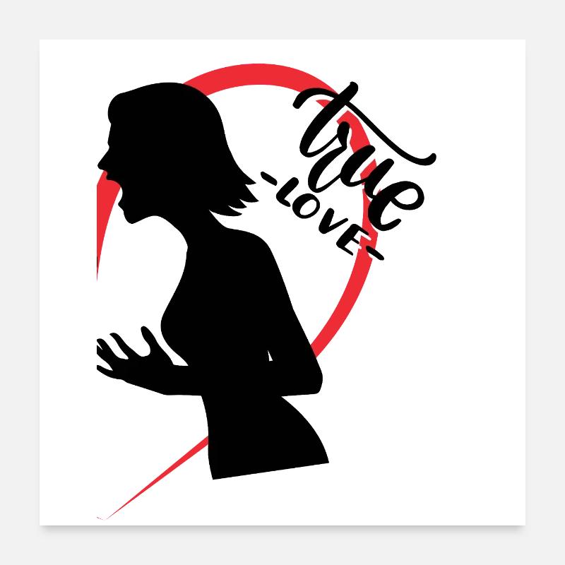 Screaming Woman Right Half Poster 24" x 24" (60x60 cm)