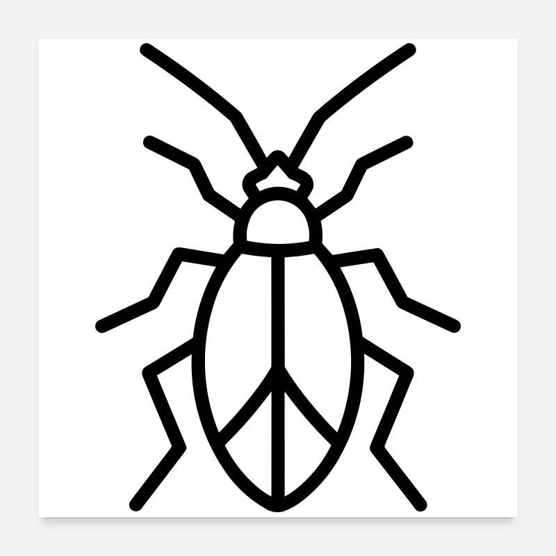 Aphid Poster 24" x 24" (60x60 cm)