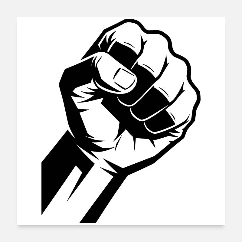 Poing Poster 60 x 60 cm