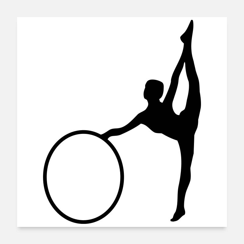 Rhythmic gymnastics Poster 24" x 24" (60x60 cm)