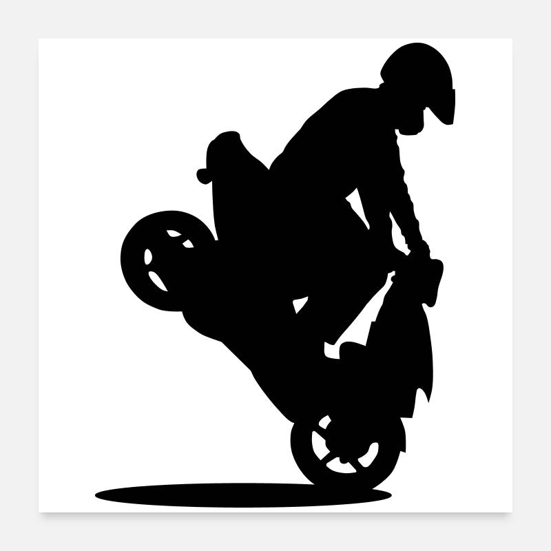 roller stunt Poster 24" x 24" (60x60 cm)