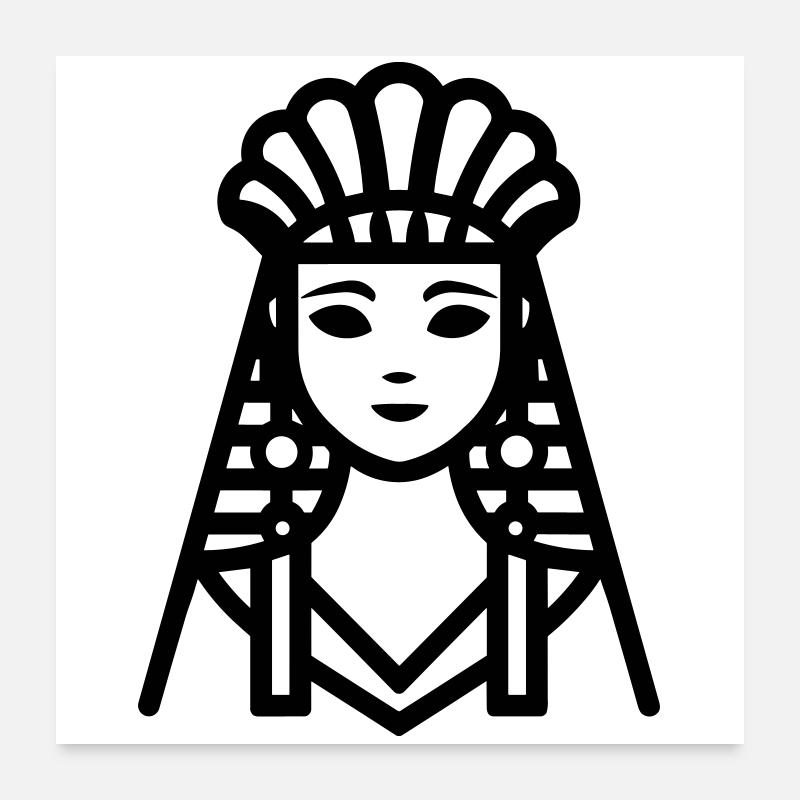 Pharao Poster 60x60 cm