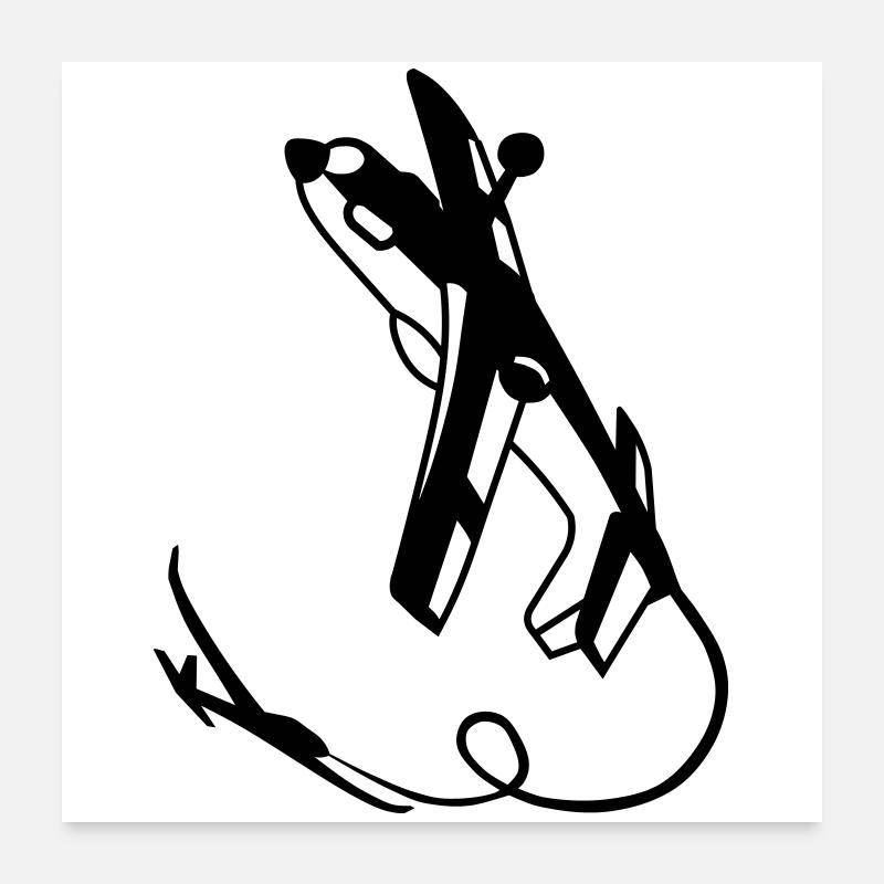 Crazy Schlepper Poster 60x60 cm