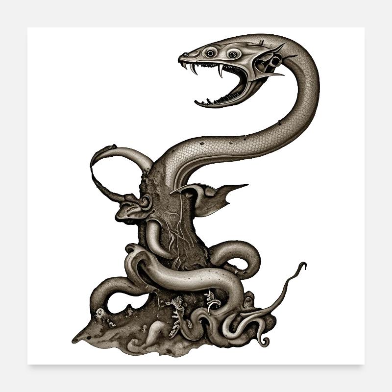 BUG #12 - dark hell Poster 60 x 60 cm