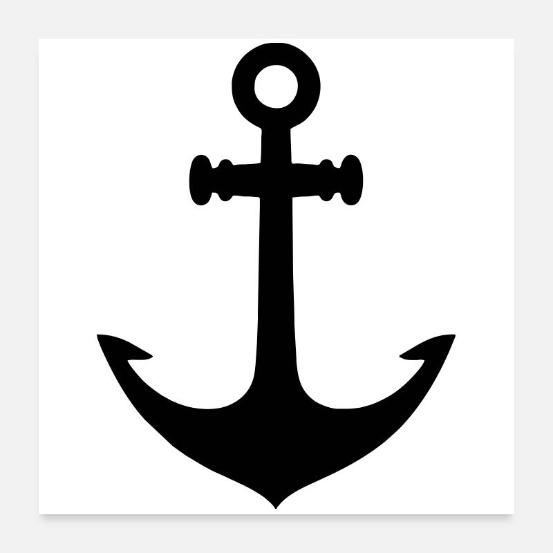 Anchor Poster 24" x 24" (60x60 cm)