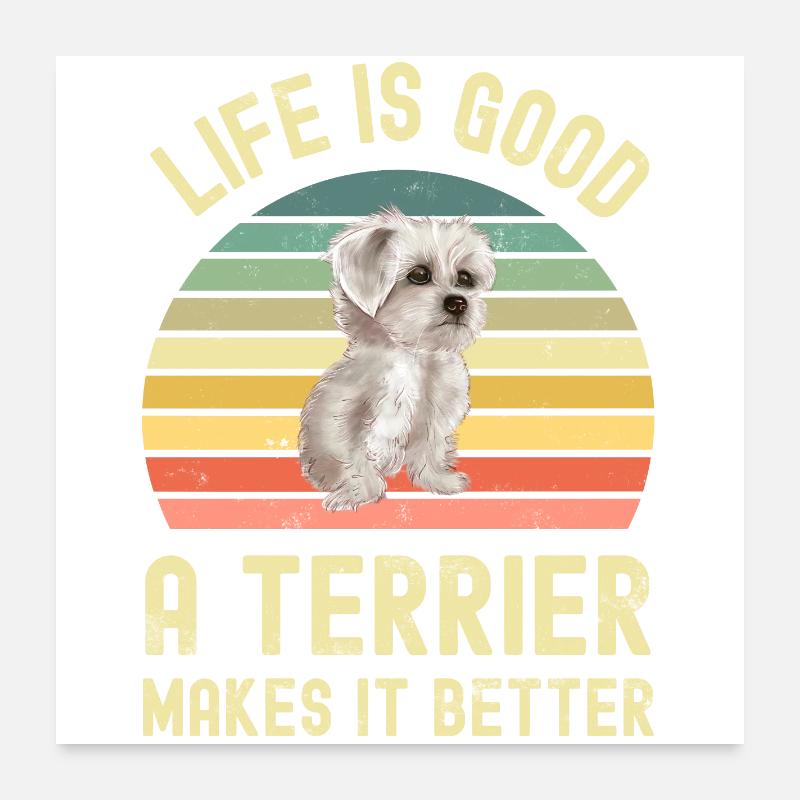Terrier blanc des Highlands de l’Ouest Poster 60 x 60 cm