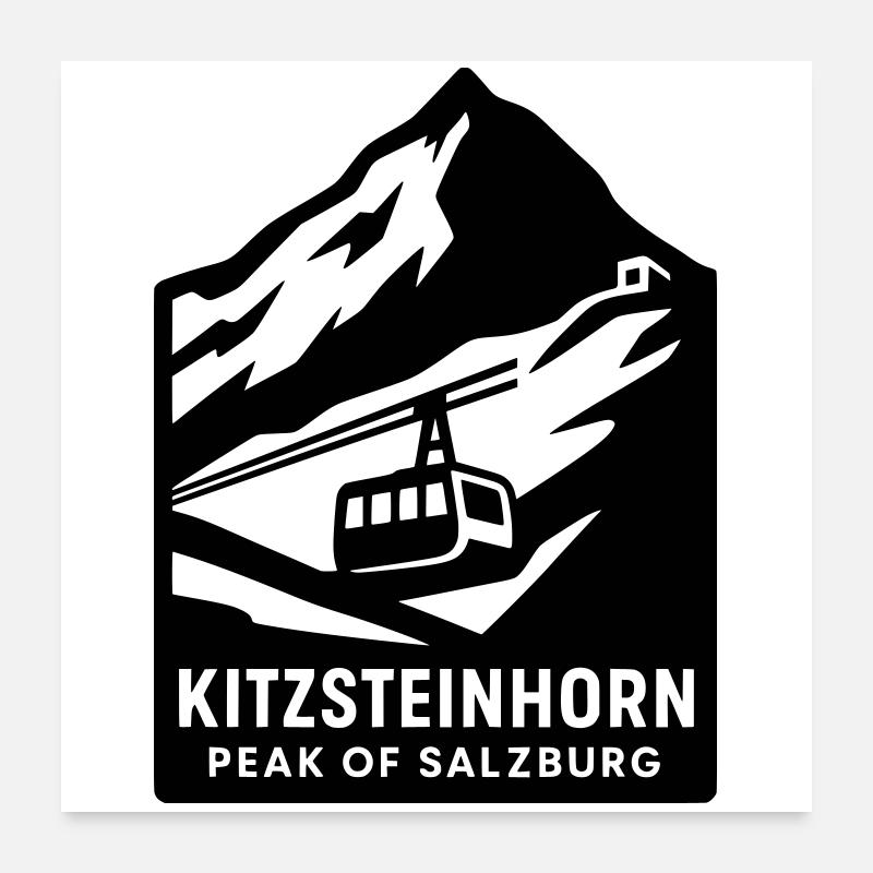 Kitzsteinhorn Alps Poster 24" x 24" (60x60 cm)