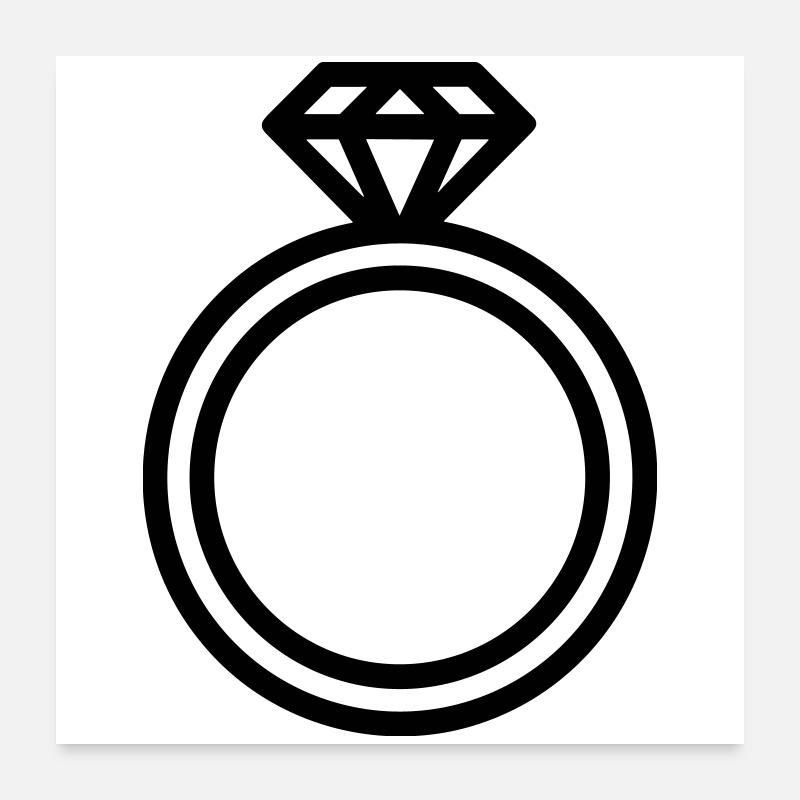 bague  Poster 60 x 60 cm