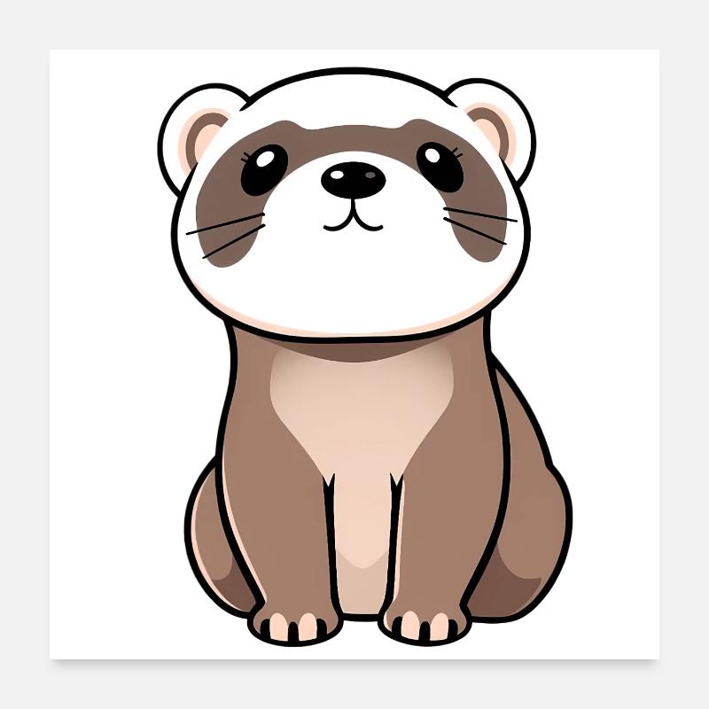 Furet Poster 60 x 60 cm