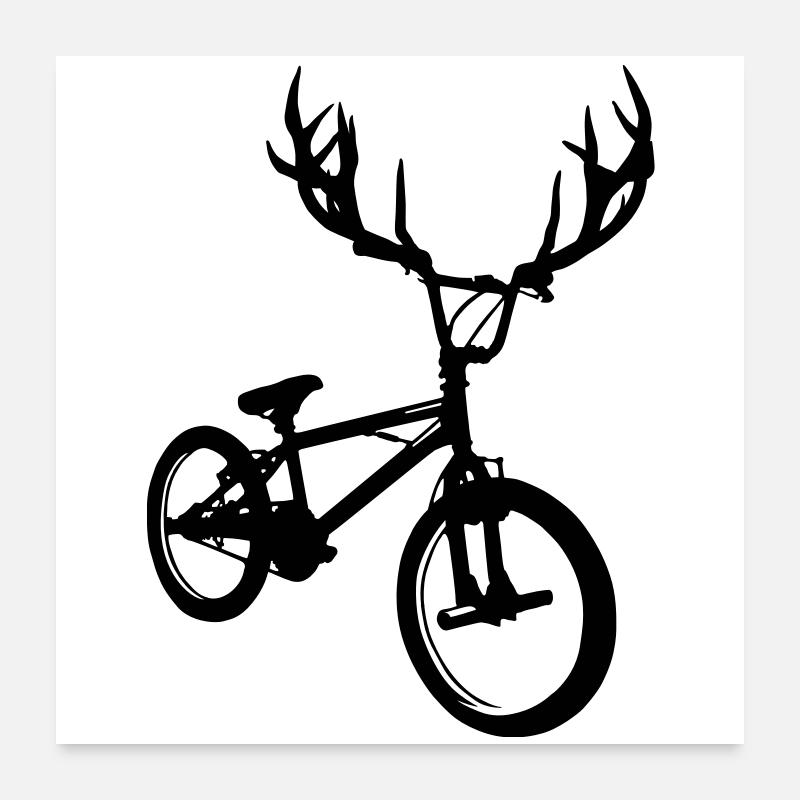 Wilde bmx Poster 60x60 cm