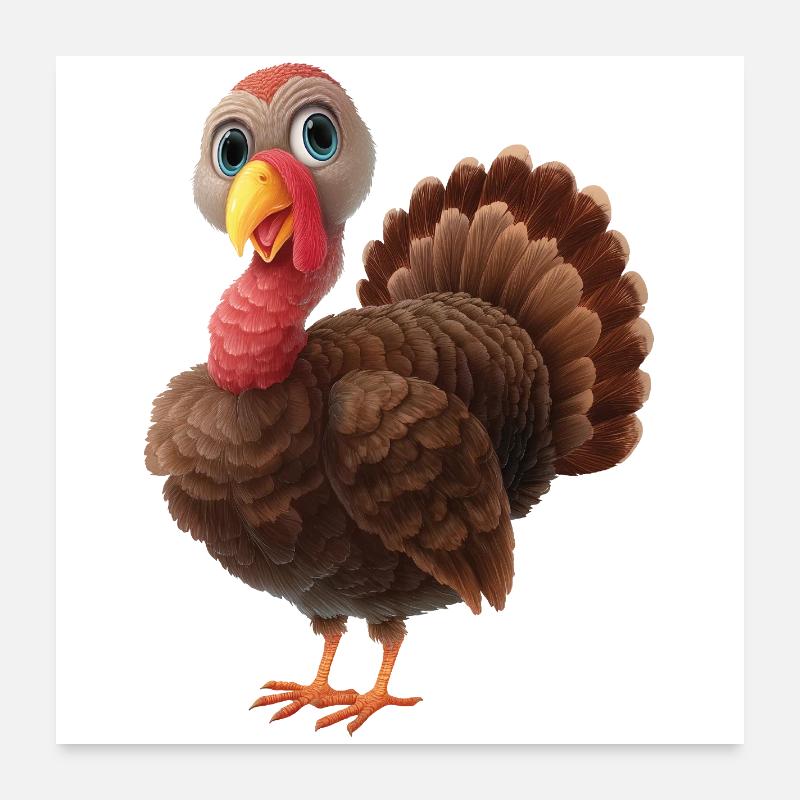 Turkey Poster 24" x 24" (60x60 cm)