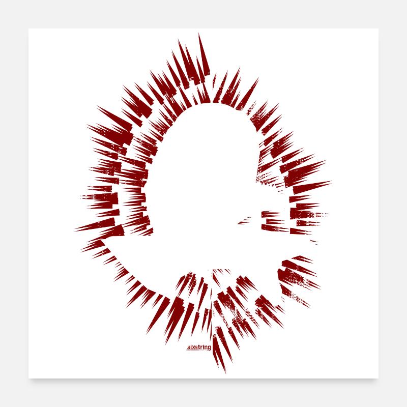 Explore the V Poster 60x60 cm