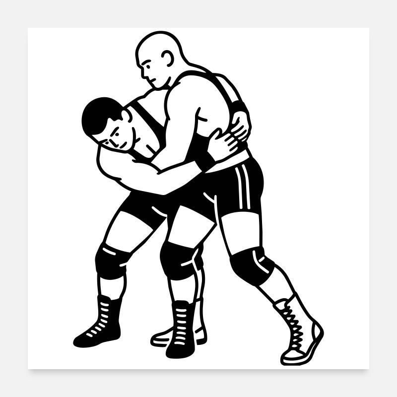 Wrestler Poster 60x60 cm