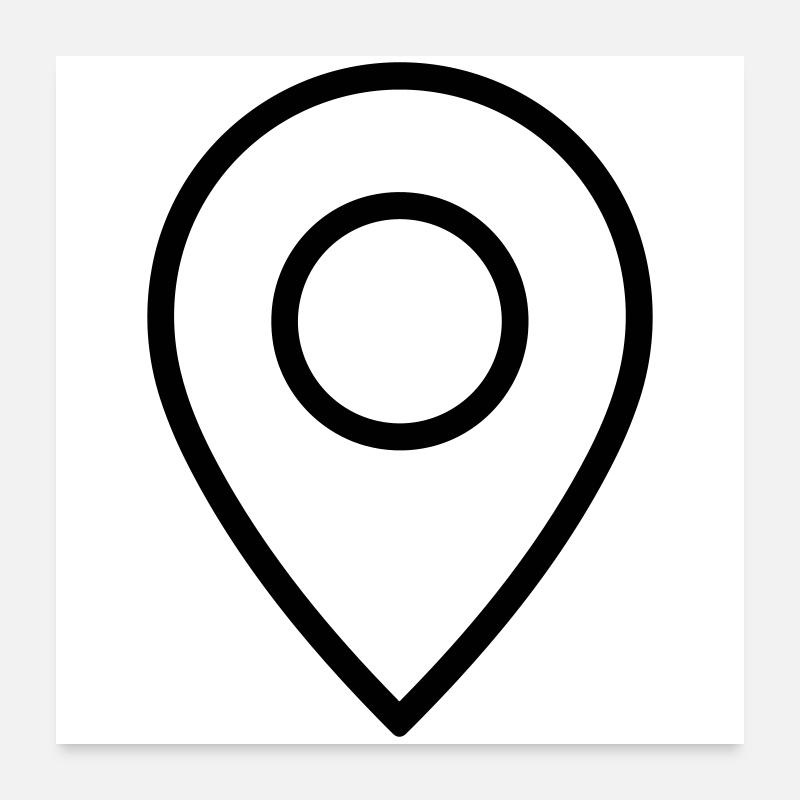 localisation Poster 60 x 60 cm