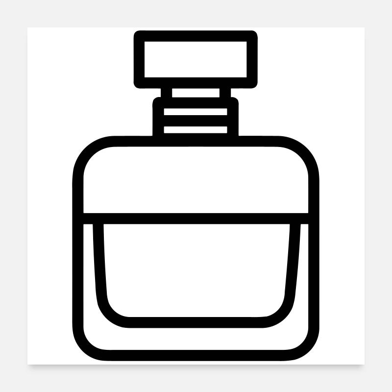 flacon de parfum Poster 60 x 60 cm