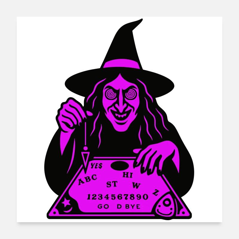 Hypnotic Witch Board Poster 60x60 cm