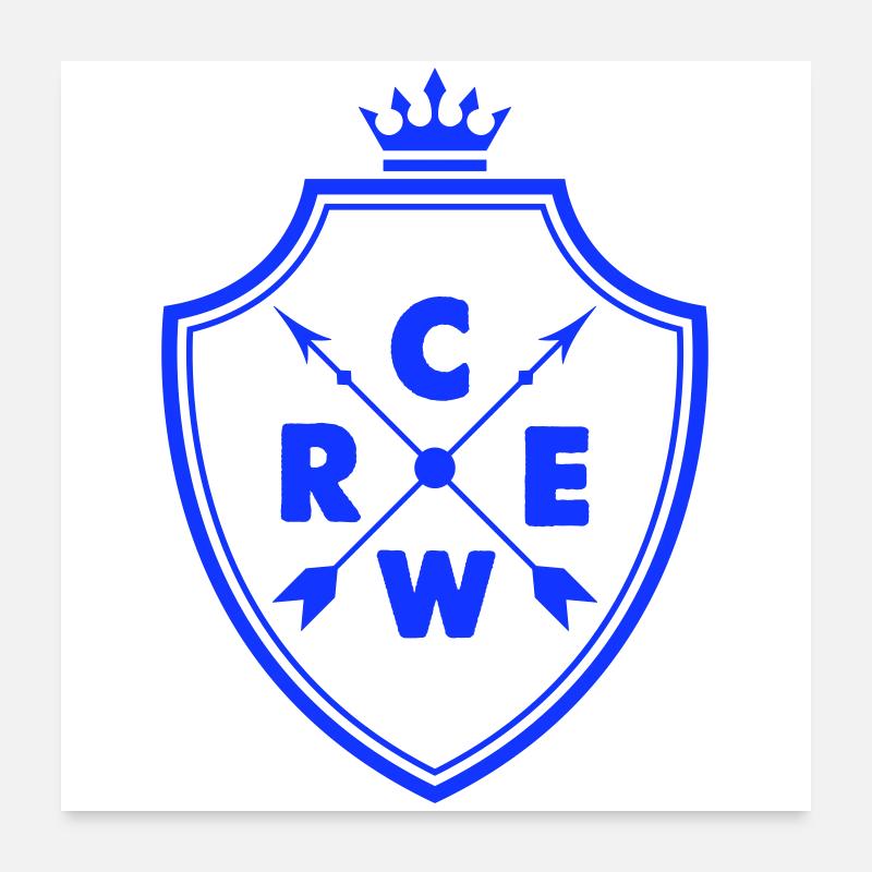 crew_wappen- Poster 60 x 60 cm