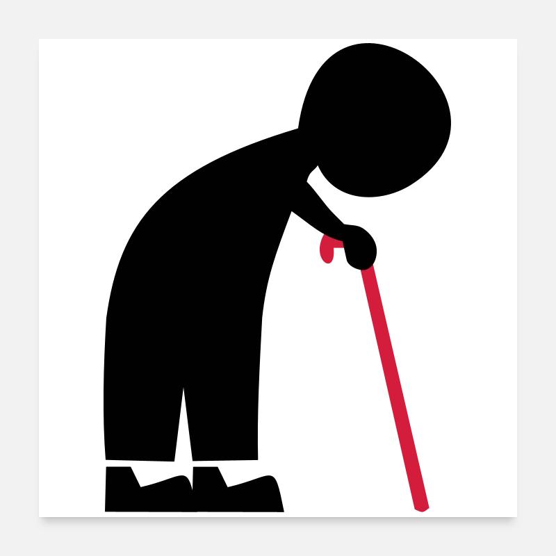 Opa Poster 60x60 cm