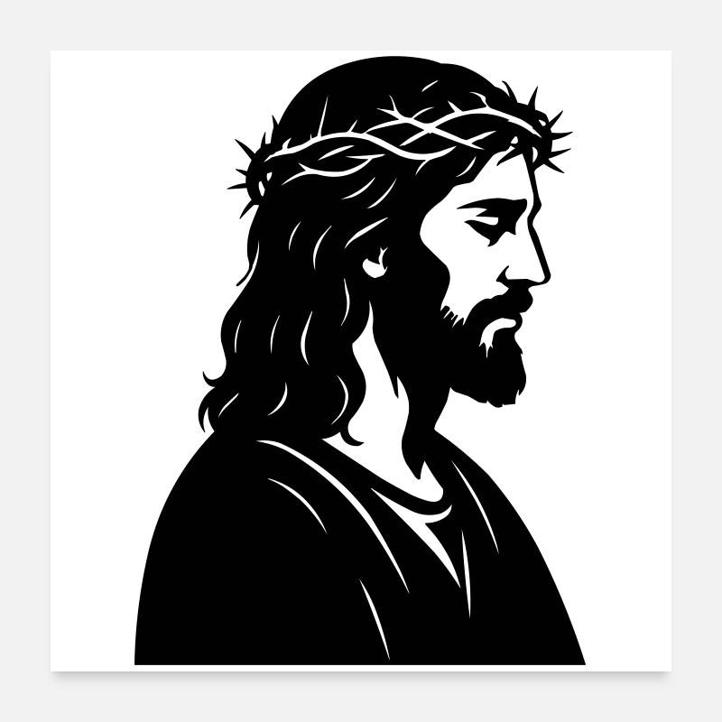 Jesus Poster 60x60 cm