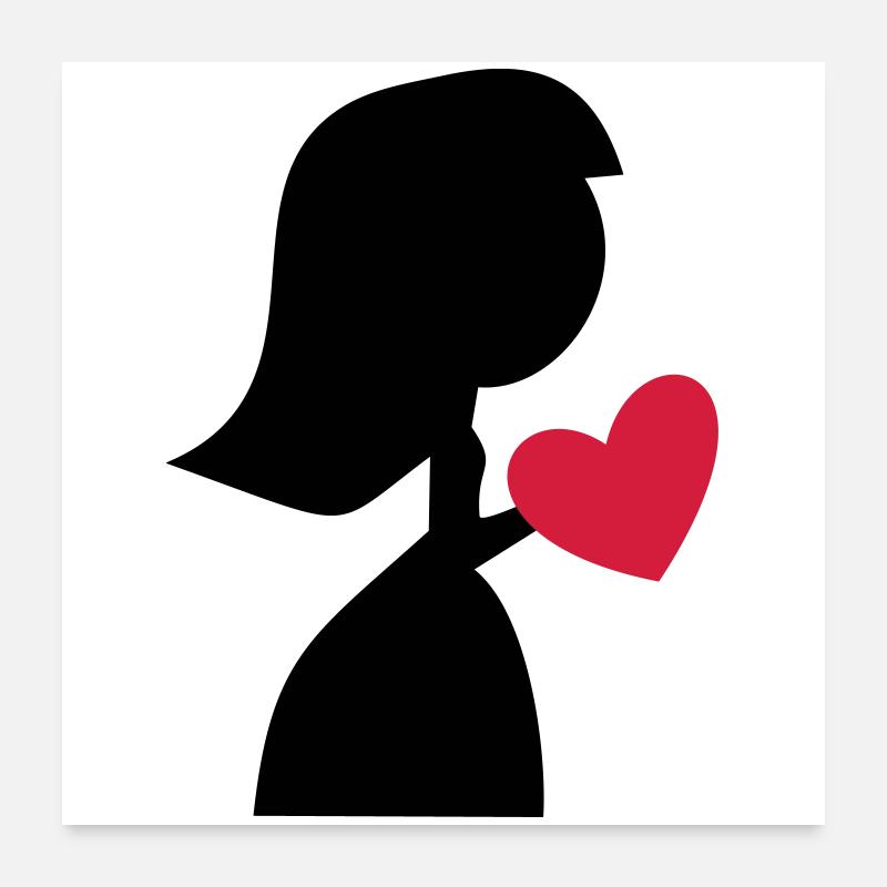 Braut Poster 60x60 cm