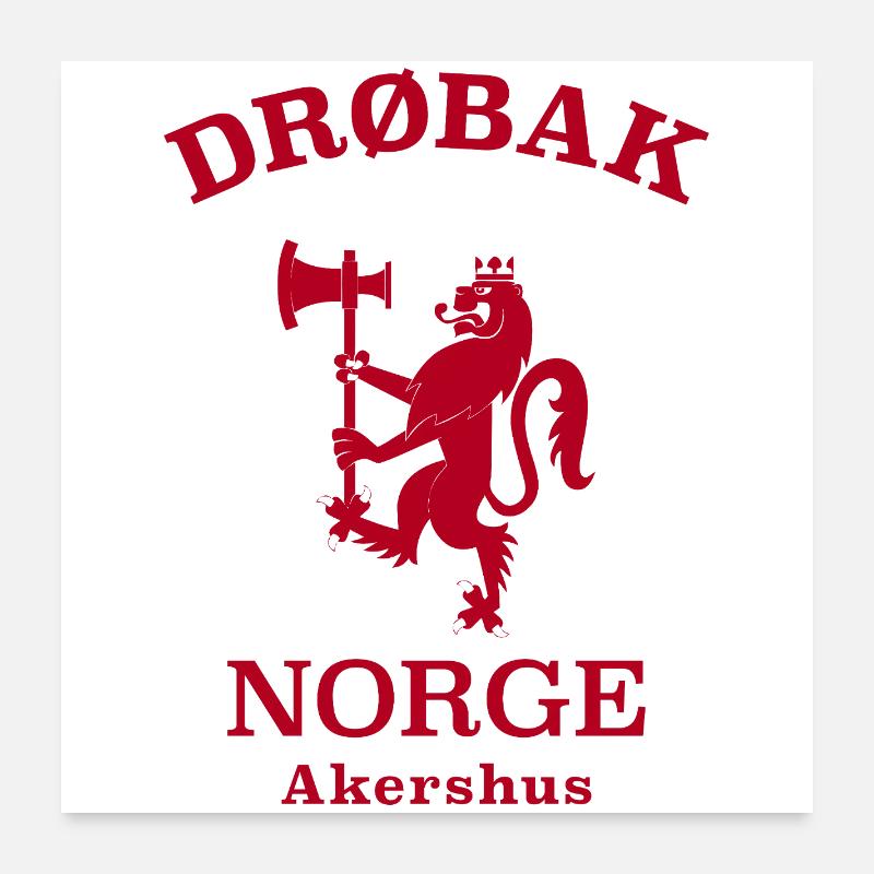 Drobak Norge Norway Poster 24" x 24" (60x60 cm)