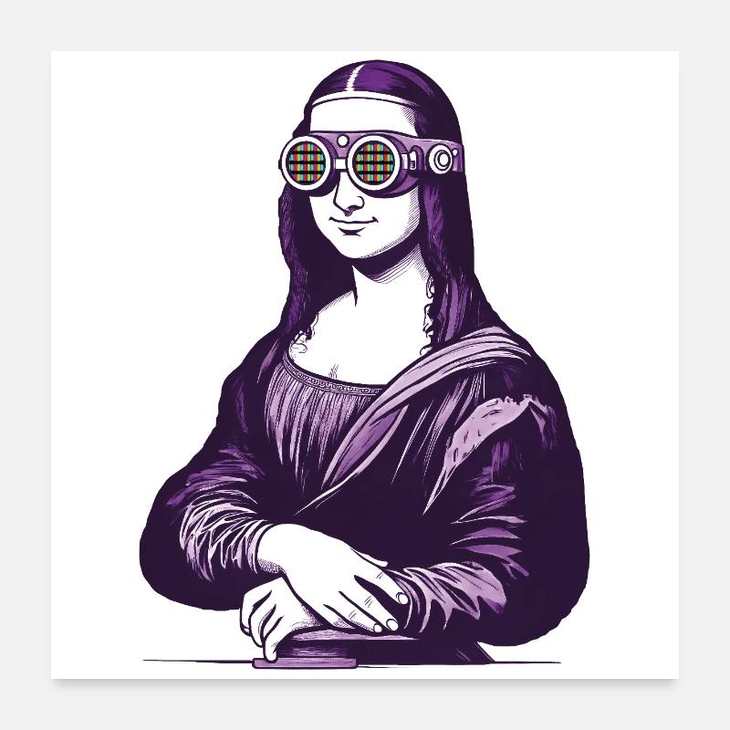 MONA iA – Geek & Sci-Fi Poster 60x60 cm