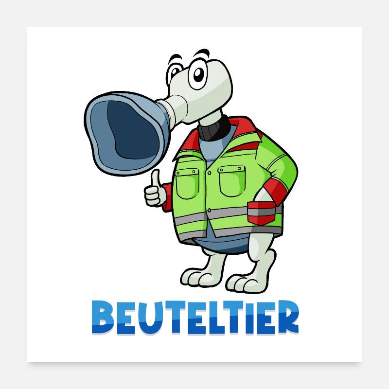 Marsupial / Service de secours et d’anesthésie Poster 60 x 60 cm