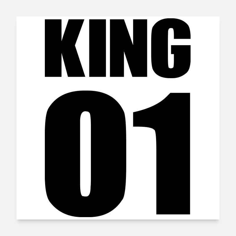 king_01 Poster 60 x 60 cm