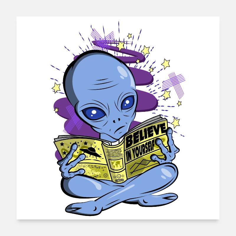Alien - Croyez en vous Poster 60 x 60 cm