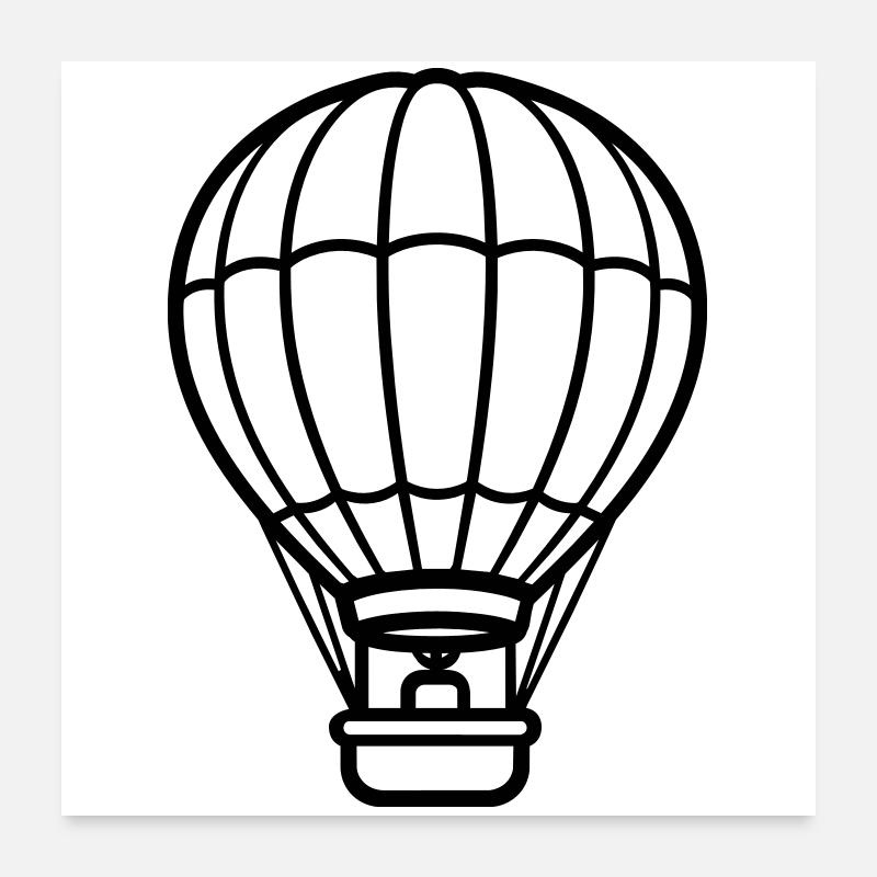 ballon Poster 60 x 60 cm