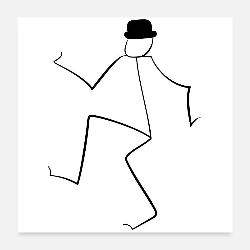 Dance Poster 24" x 24" (60x60 cm)